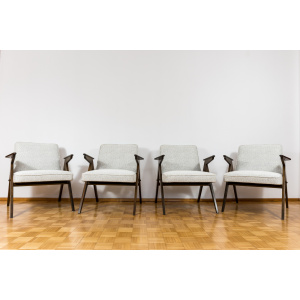 Mid Century Armchairs "Bunny" Type 300-177, 1970's, Set Of 4