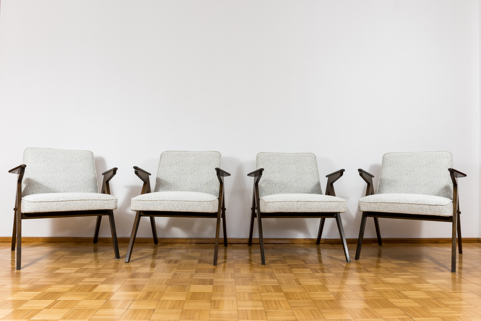 Mid Century Armchairs "Bunny" Type 300-177, 1970's, Set Of 4