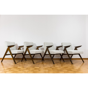 Mid Century Armchairs "Bunny" Type 300-177, 1970's, Set Of 4