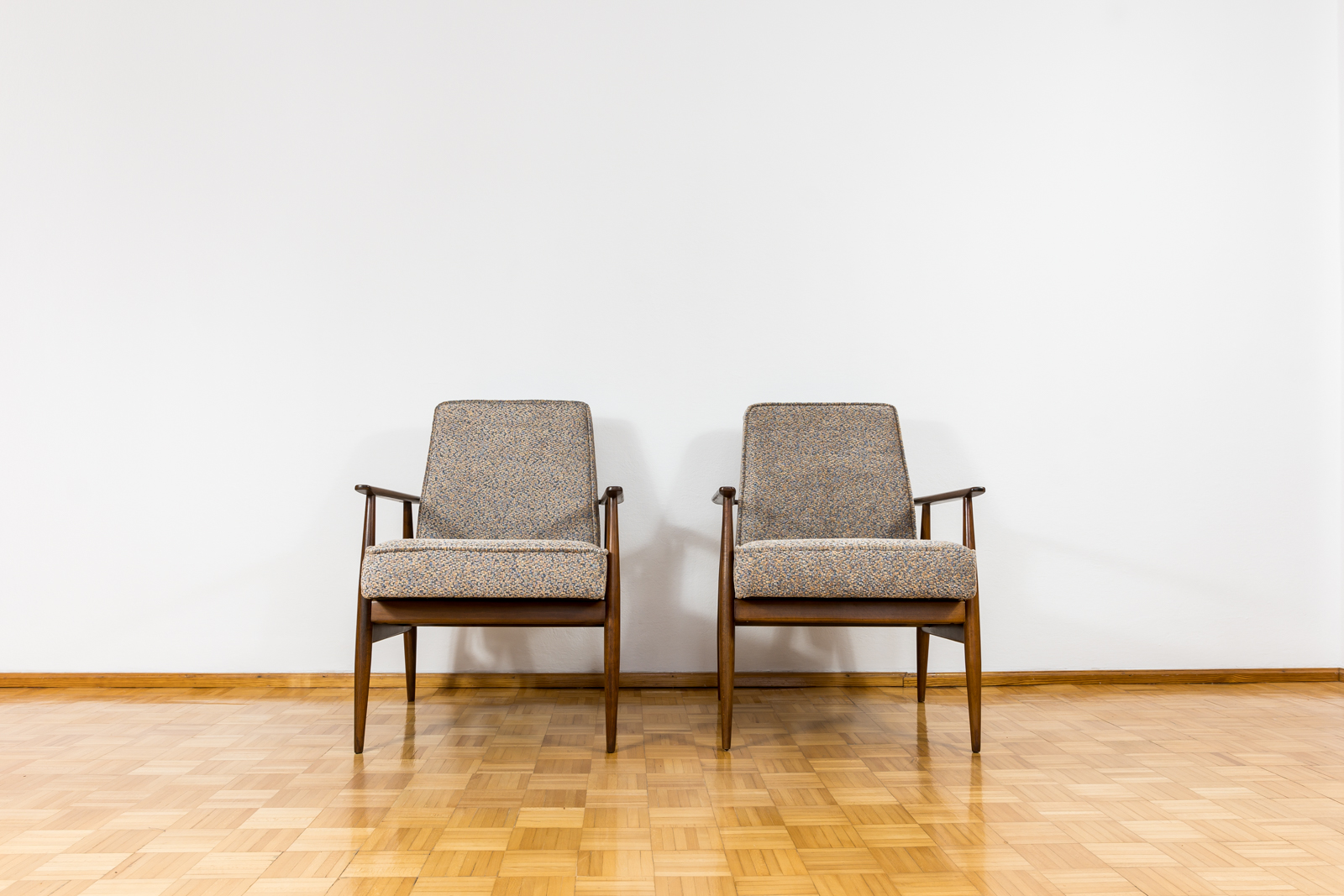 Pair Of Mid Century Armchairs By H. Lis, 1960's