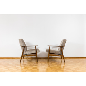 Pair Of Mid Century Armchairs By H. Lis, 1960's
