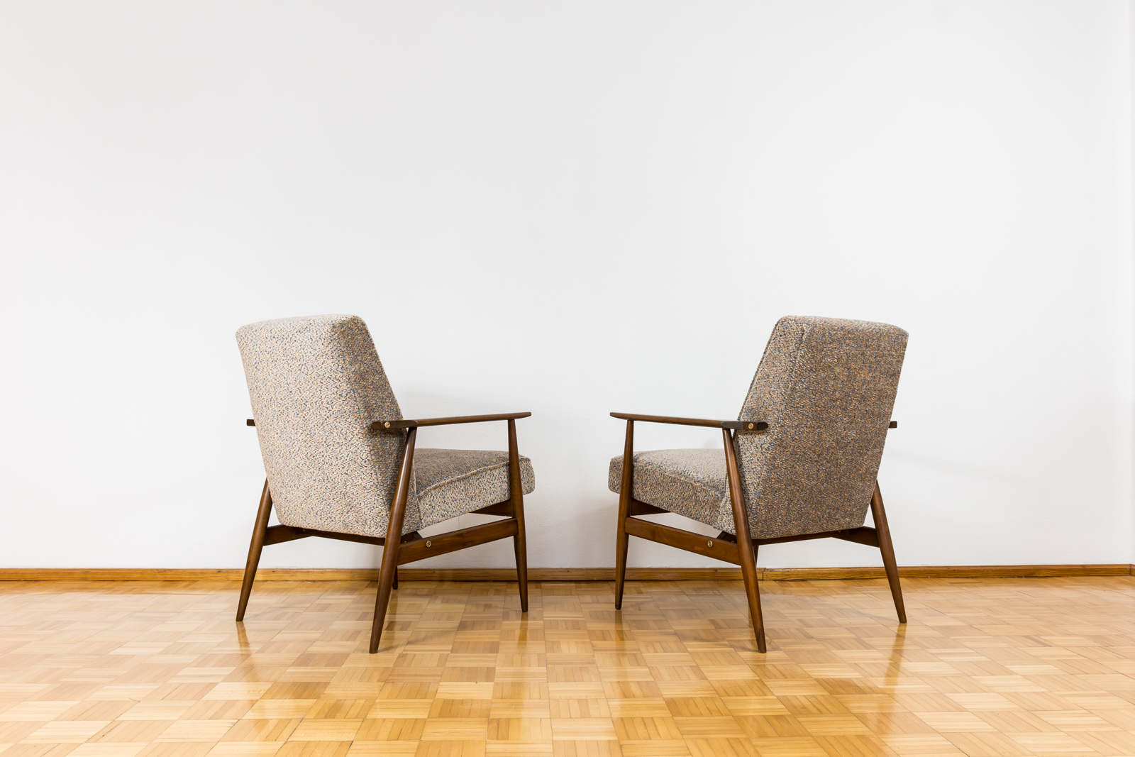 Pair Of Mid Century Armchairs By H. Lis, 1960's