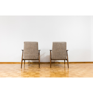 Pair Of Mid Century Armchairs By H. Lis, 1960's