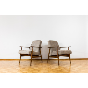 Pair Of Mid Century Armchairs By H. Lis, 1960's