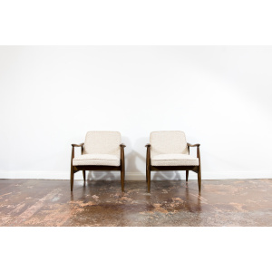 Pair of "Gfm 87" Armchairs By Juliusz Kędziorek for GFM, Poland, 1960s