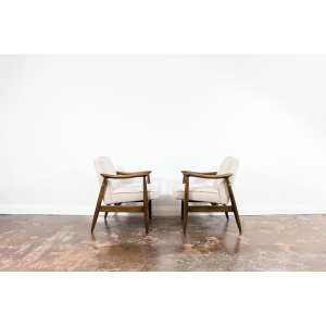 Pair of "Gfm 87" Armchairs By Juliusz Kędziorek for GFM, Poland, 1960s