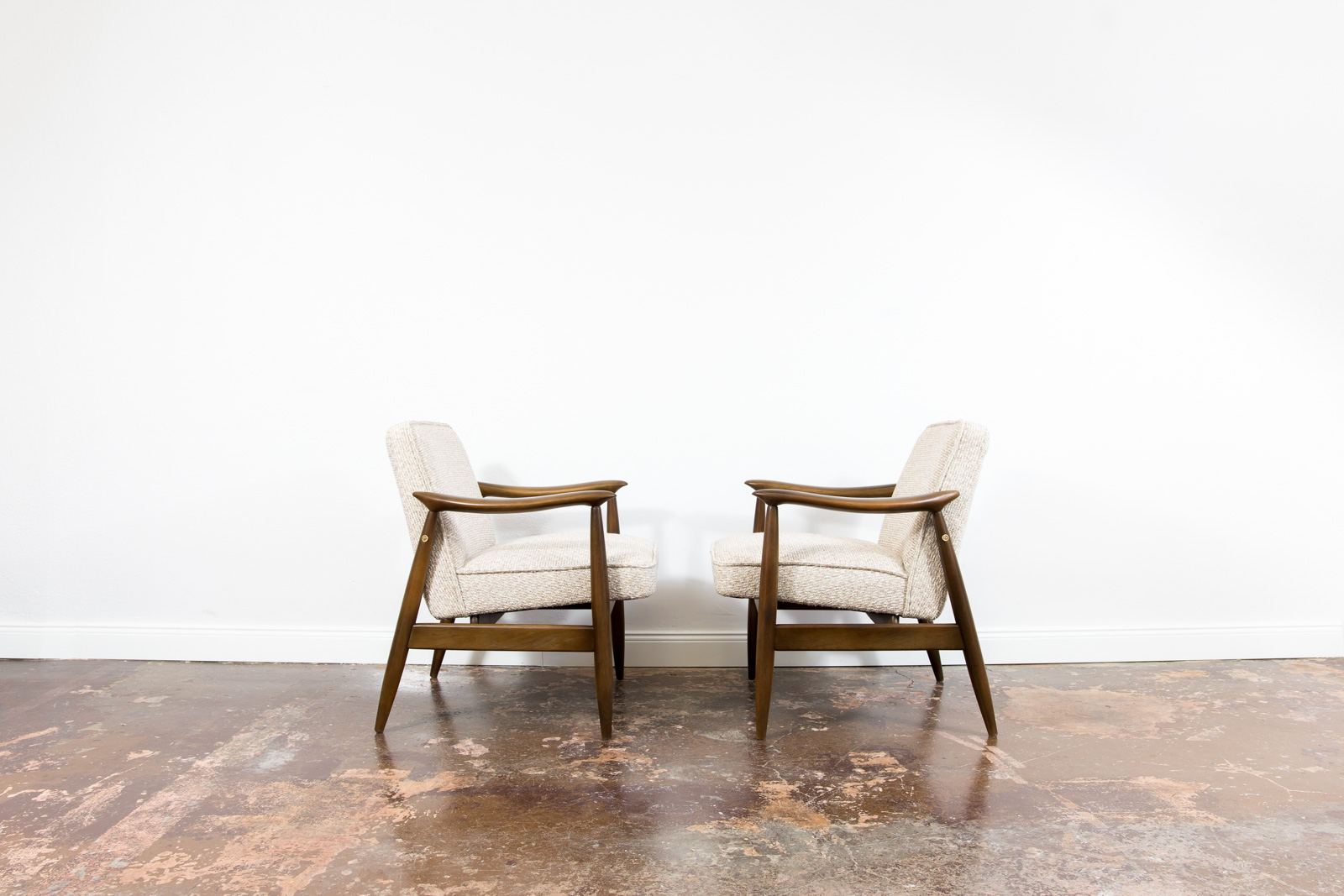 Pair of "Gfm 87" Armchairs By Juliusz Kędziorek for GFM, Poland, 1960s