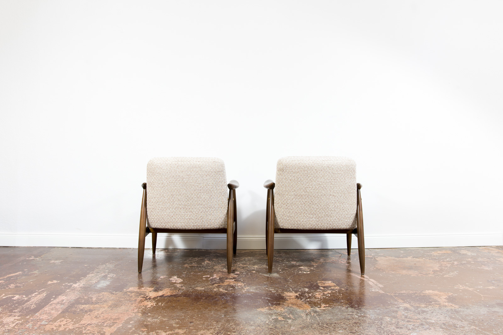 Pair of "Gfm 87" Armchairs By Juliusz Kędziorek for GFM, Poland, 1960s