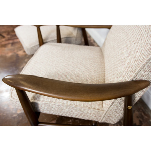 Pair of "Gfm 87" Armchairs By Juliusz Kędziorek for GFM, Poland, 1960s