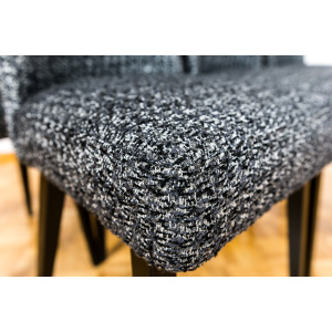 Mid-Century Black Chairs, Poland, 1960s, Set Of 6