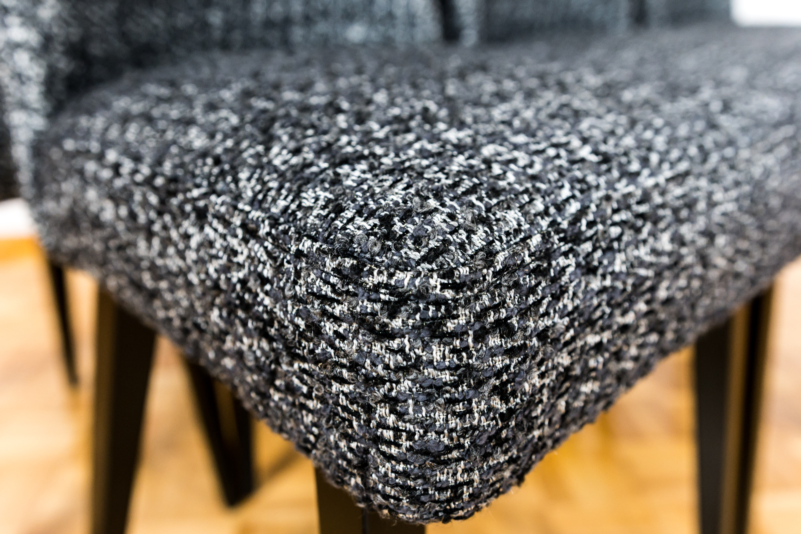 Mid-Century Black Chairs, Poland, 1960s, Set Of 6