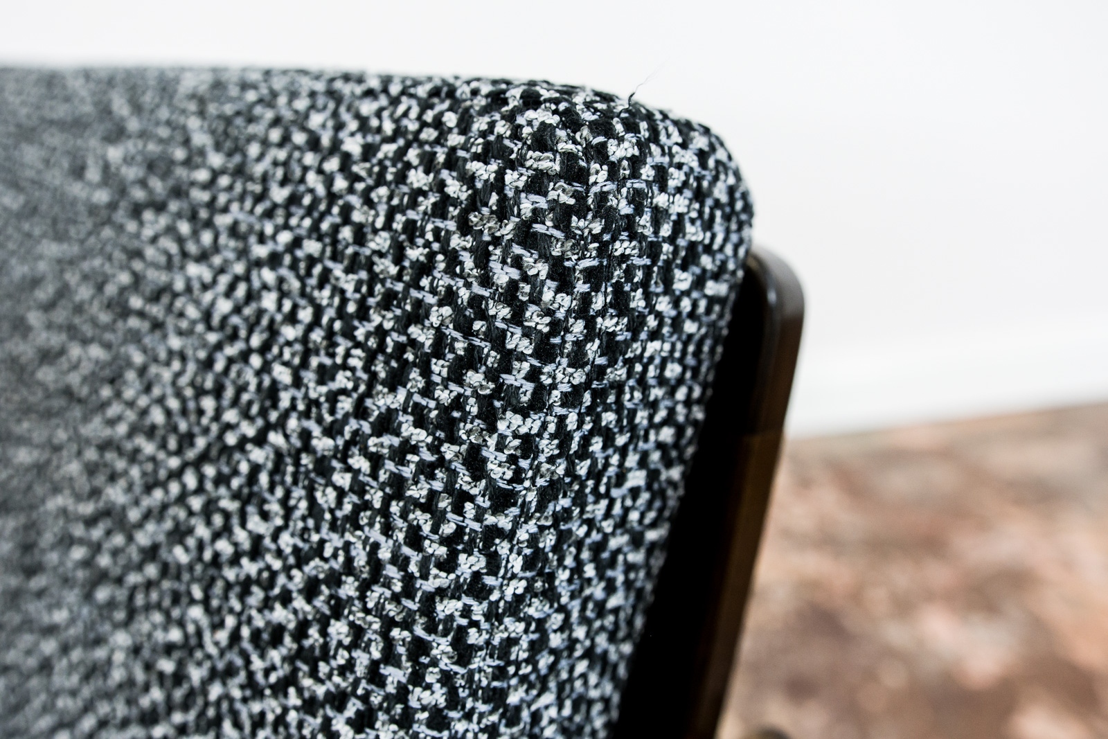 Pair Of black B-7522 Armchairs By Zenon Bączyk 1960’S