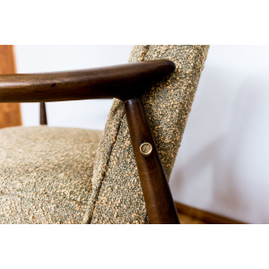 Pair Of Mid Century Modern Gfm 87 Armchairs By Juliusz Kędziorek, in KVADRAT, 1960s