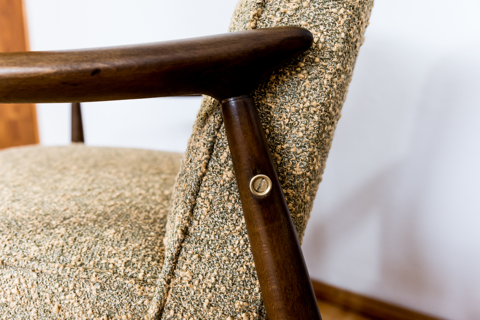 Pair Of Mid Century Modern Gfm 87 Armchairs By Juliusz Kędziorek, in KVADRAT, 1960s