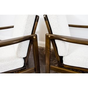 Pair Of B-7522 Armchairs By Zenon Bączyk, 1960's