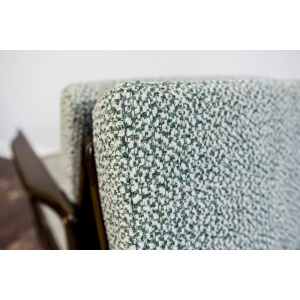 Pair Of green B-7522 Armchairs By Zenon Bączyk, 1960's