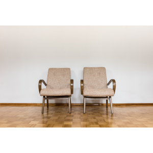 Pair Of Armchairs By Jaroslav šmídek For TON,, Czechoslovakia, 1960's