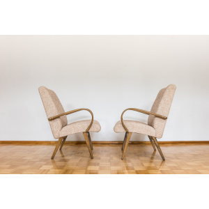 Pair Of Armchairs By Jaroslav šmídek For TON,, Czechoslovakia, 1960's