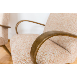 Pair Of Armchairs By Jaroslav šmídek For TON,, Czechoslovakia, 1960's