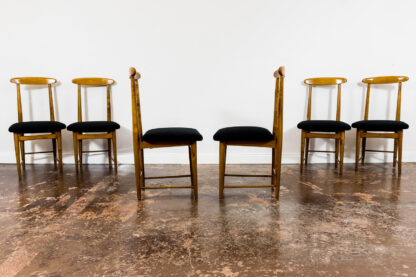 Set Of 6 Dining Chairs By Bernard Malendowicz, Poland, 1960's - Image 5