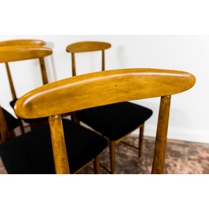 Set Of 6 Dining Chairs By Bernard Malendowicz, Poland, 1960's