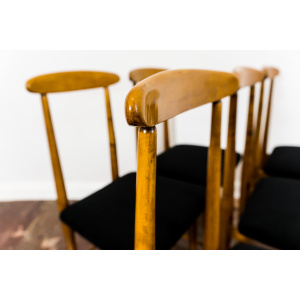 Set Of 6 Dining Chairs By Bernard Malendowicz, Poland, 1960's