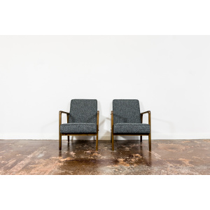 Pair Of 04 B Armchairs, Bydgoskie Furniture Factories 1960's