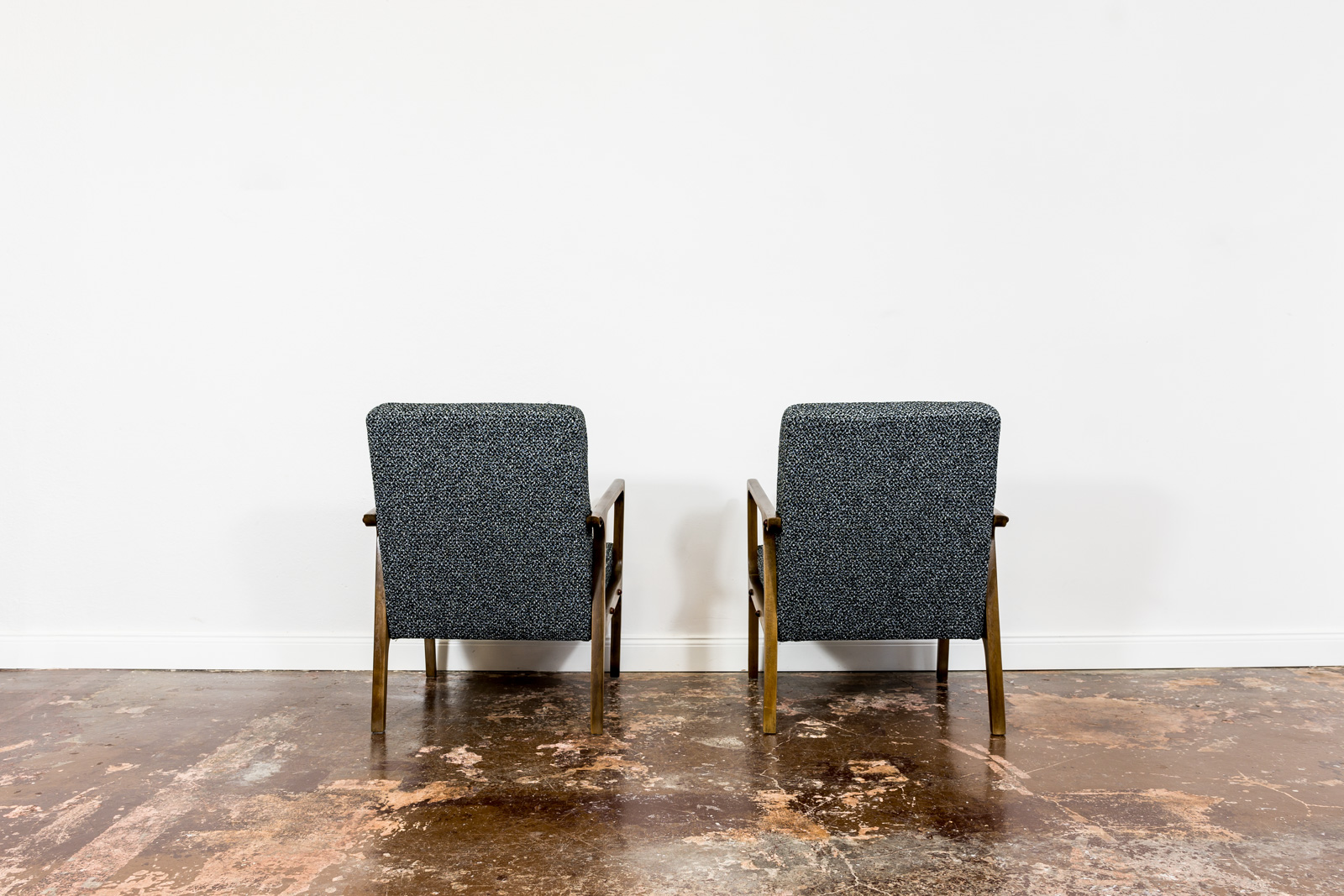 Pair Of 04 B Armchairs, Bydgoskie Furniture Factories 1960's