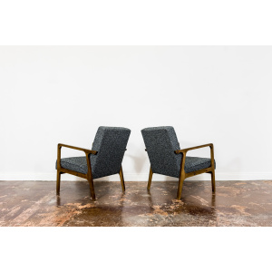 Pair Of 04 B Armchairs, Bydgoskie Furniture Factories 1960's
