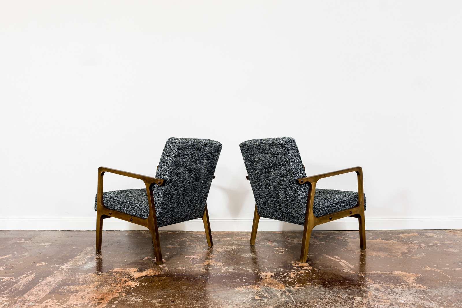Pair Of 04 B Armchairs, Bydgoskie Furniture Factories 1960's