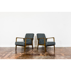 Pair Of 04 B Armchairs, Bydgoskie Furniture Factories 1960's