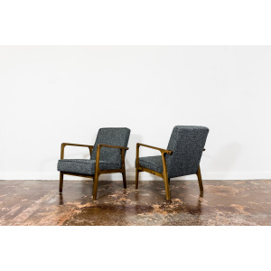 Pair Of 04 B Armchairs, Bydgoskie Furniture Factories 1960's