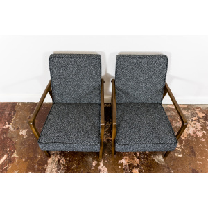 Pair Of 04 B Armchairs, Bydgoskie Furniture Factories 1960's