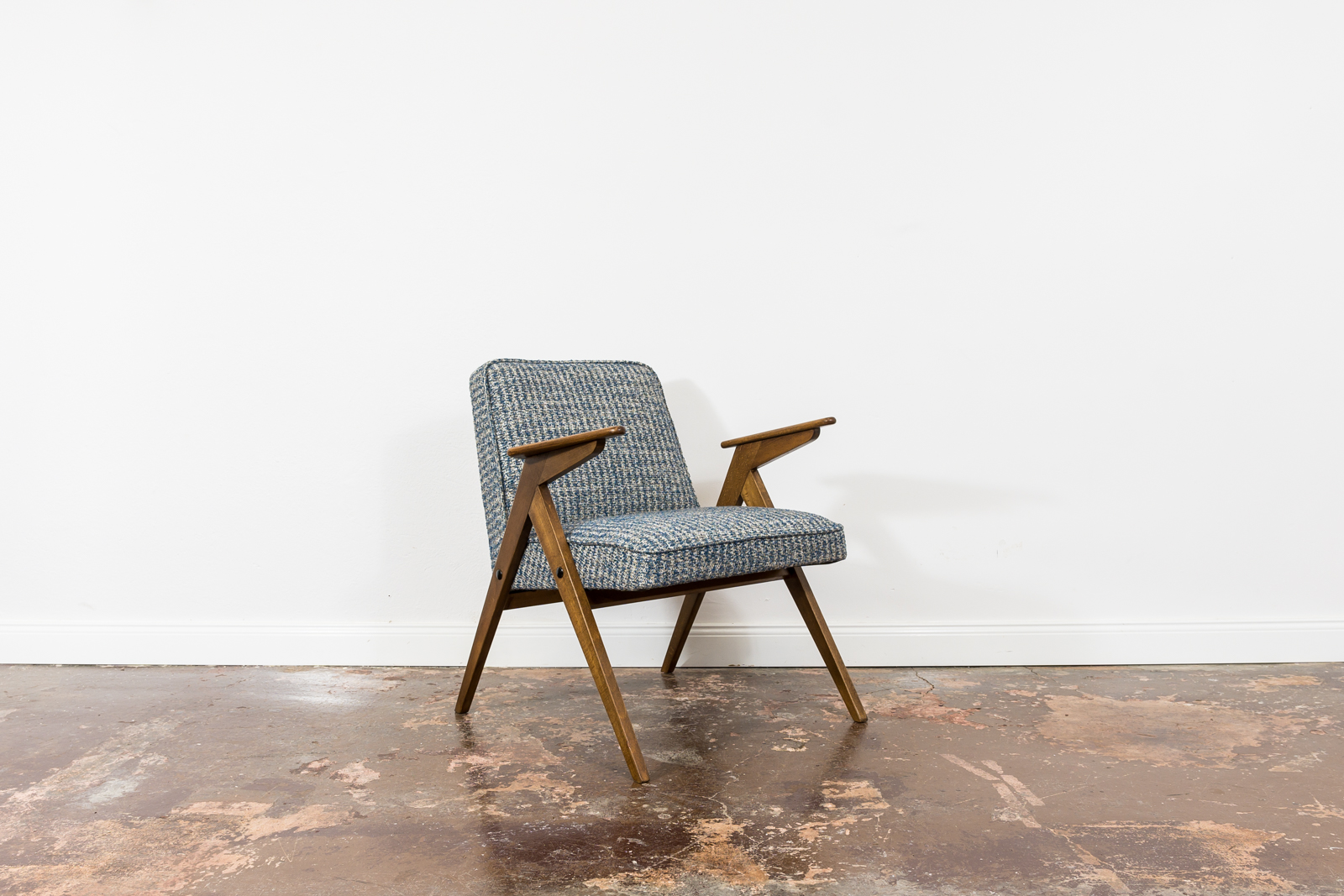 Mid Century "Bunny" Armchair Type 300 177, Poland, 1970's