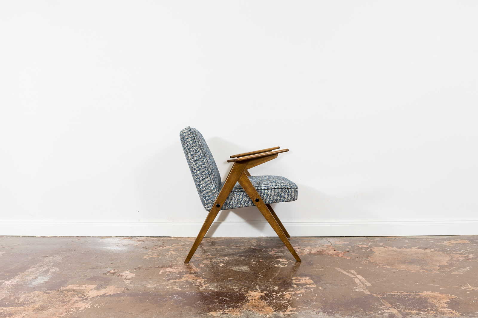 Mid Century "Bunny" Armchair Type 300 177, Poland, 1970's