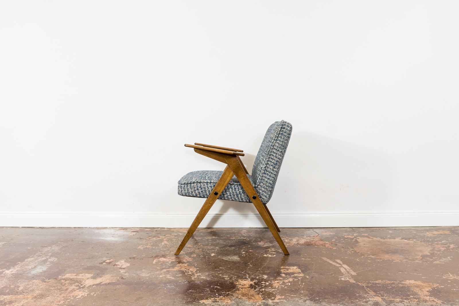 Mid Century "Bunny" Armchair Type 300 177, Poland, 1970's