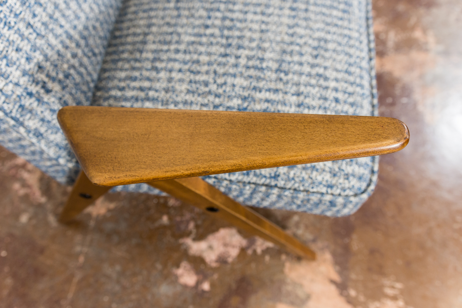 Mid Century "Bunny" Armchair Type 300 177, Poland, 1970's