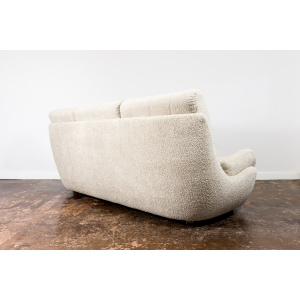 Space Age Sofa Atlantis In Beige Boucle, Czechoslovakia, 1970's