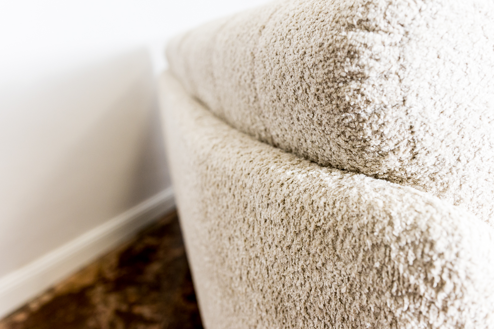Space Age Sofa Atlantis In Beige Boucle, Czechoslovakia, 1970's