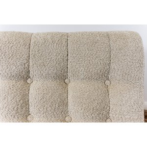 Space Age Sofa Atlantis In Beige Boucle, Czechoslovakia, 1970's