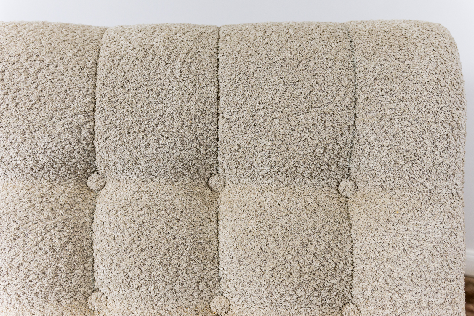 Space Age Sofa Atlantis In Beige Boucle, Czechoslovakia, 1970's