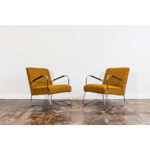 Pair Of Mid Century Armchairs From Fabryka Mebli Wschód Zadziele, 1950s