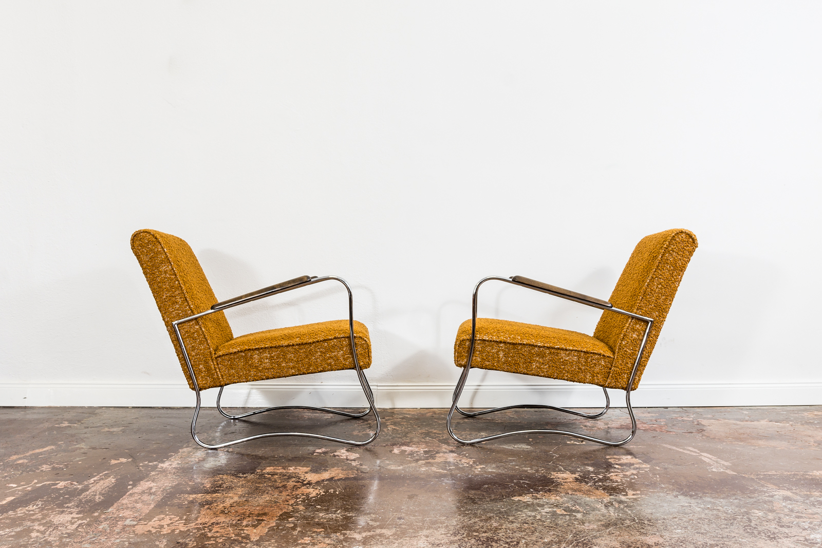 Pair Of Mid Century Armchairs From Fabryka Mebli Wschód Zadziele, 1950s