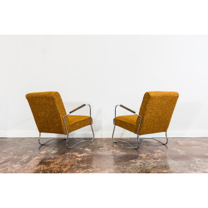 Pair Of Mid Century Armchairs From Fabryka Mebli Wschód Zadziele, 1950s