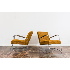 Pair Of Mid Century Armchairs From Fabryka Mebli Wschód Zadziele, 1950s