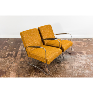 Pair Of Mid Century Armchairs From Fabryka Mebli Wschód Zadziele, 1950s