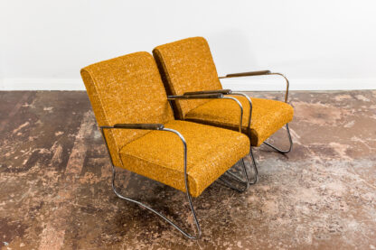 Pair Of Mid Century Armchairs From Fabryka Mebli Wschód Zadziele, 1950s - Image 7
