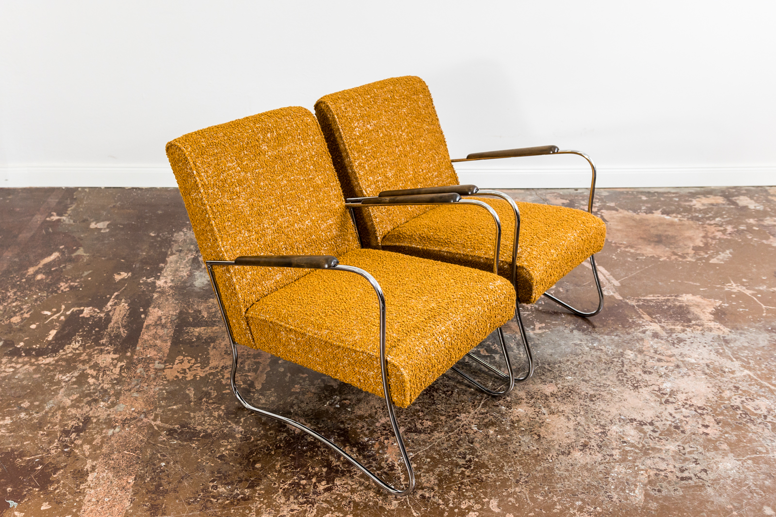 Pair Of Mid Century Armchairs From Fabryka Mebli Wschód Zadziele, 1950s