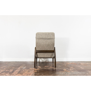 High Back Armchair "GFM-64" and Ottoman designed by Edmund Homa, Poland, 1960s