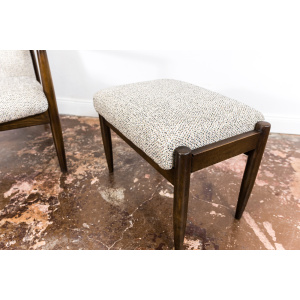 High Back Armchair "GFM-64" and Ottoman designed by Edmund Homa, Poland, 1960s